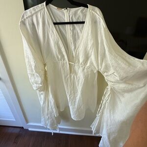 Cult Gaia white dress or over the bikini size S